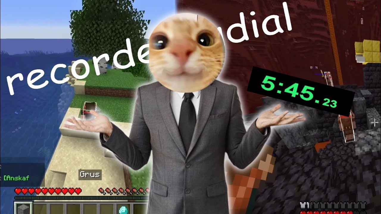 EXPLICANDO a SPEEDRUN de Minecraft