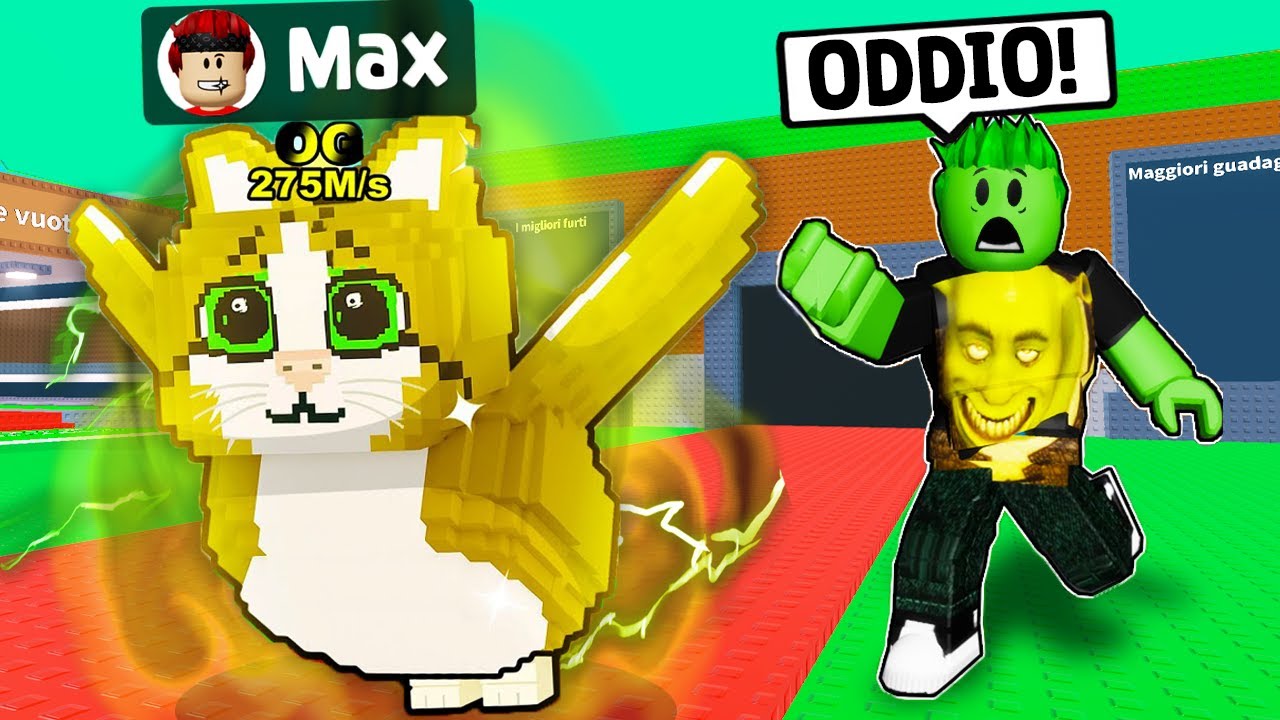MI SONO FINTO IL MEOWL BRAINROT OG E HO TROLLATO GIGINO su ROBLOX STEAL A BRIANROT!