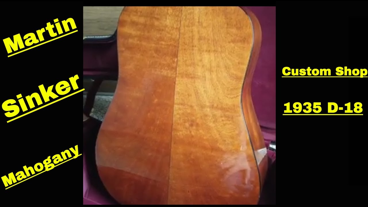 Martin Custom Shop Gruhn Guitars Sinker Mahogany 1935 D-18 #93