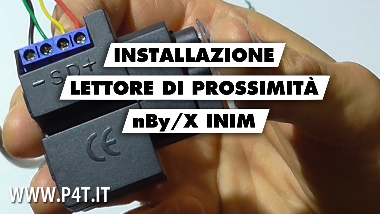 Come installare il lettore di prossimità NBY-X della Inim
