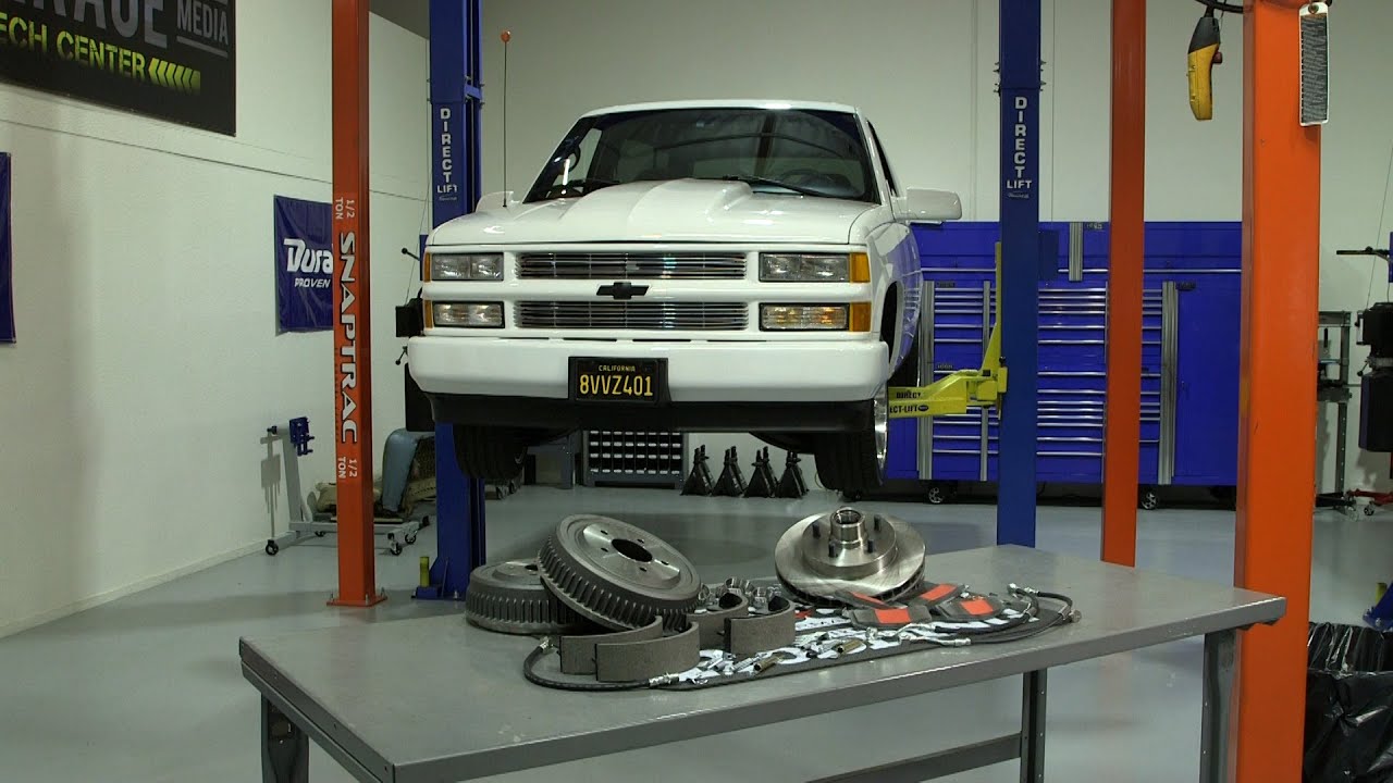 Замена тормозов на Blazer/Tahoe 1992–1999 годов и грузовиках OBS 1988–1998 годов