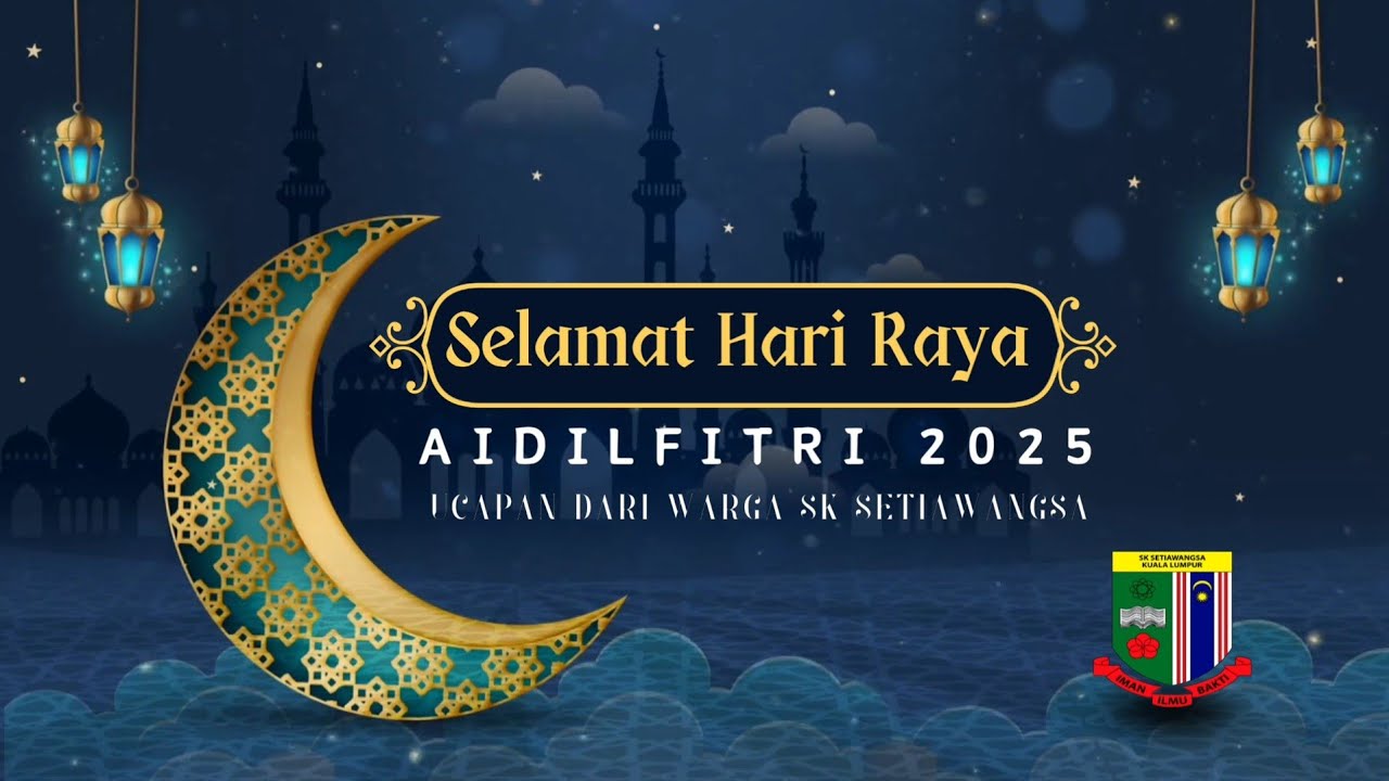 Ucapan kreatif Selamat Hari Raya 2025