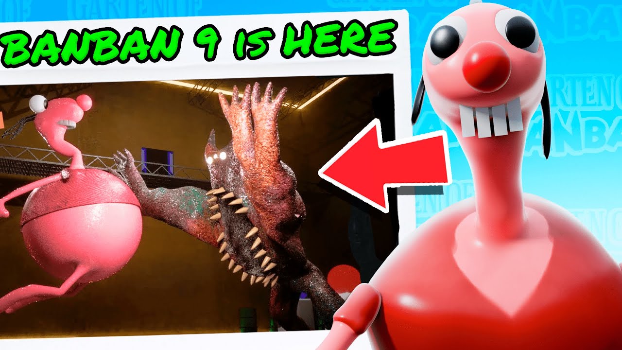 NEW Garten of Banban 9 END! (Ooney Ballooey FIGHTS the Flumbomination... WHO WINS?!)