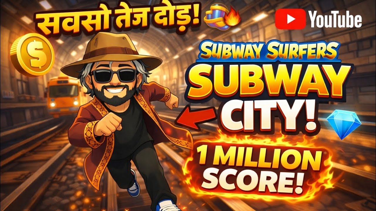 Subway Surfers City Hindi Gameplay 🔥 Record Tod High Score | @MakriBawar 