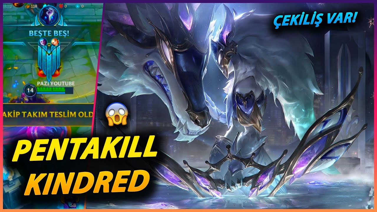 YENI HEROYLA İLK MAÇTA PENTAKILL KINDRED ÖĞRETİCİ | ÇEKİLİŞ VAR!