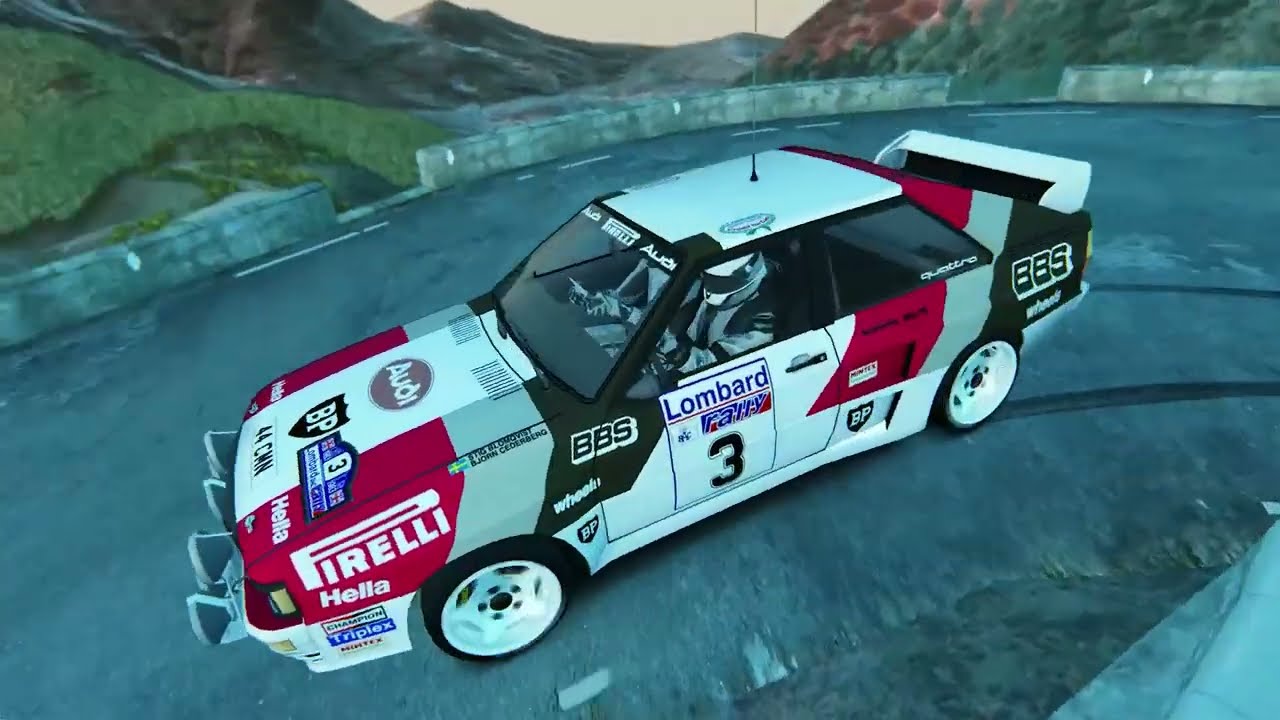 Audi quattro A2 GrB- La cabanette - Assetto Corsa + MOD #assettocorsa
