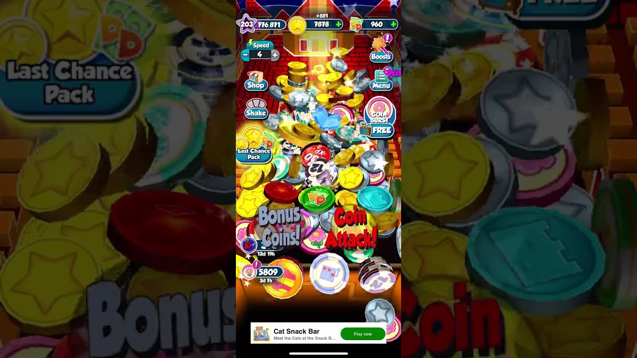 I GOT LEVEL 200 in COIN DOZER!! ROAD TO 9,000 COINS