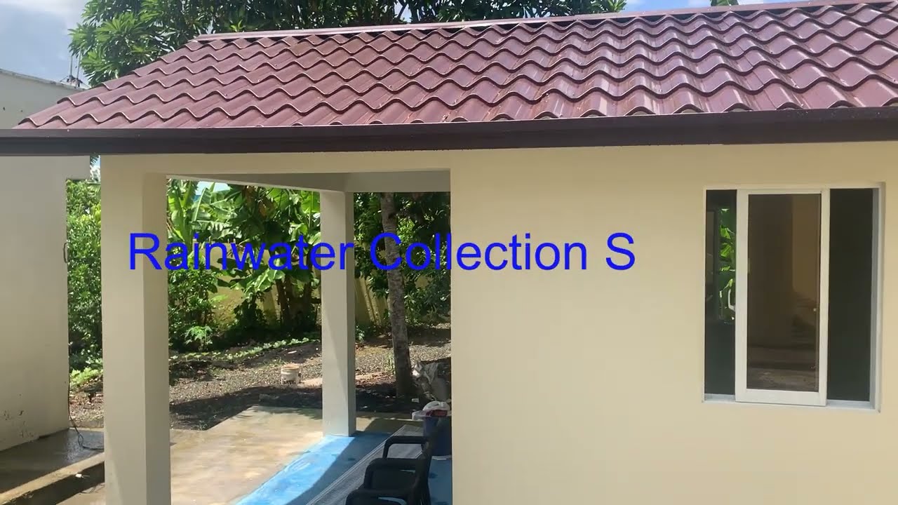 RainWater Collection System off of our Toolshed. #rainwater #cisterna #Tinaco