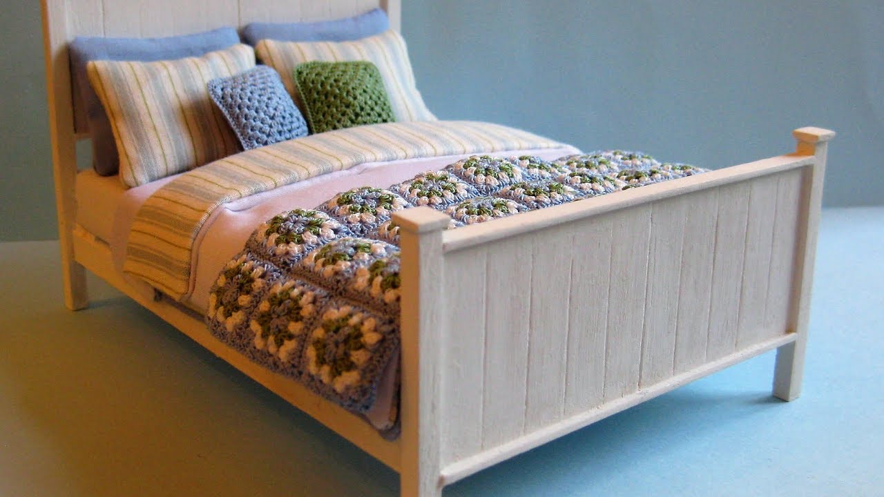 1/12th Scale Double Bed Tutorial - Part Two