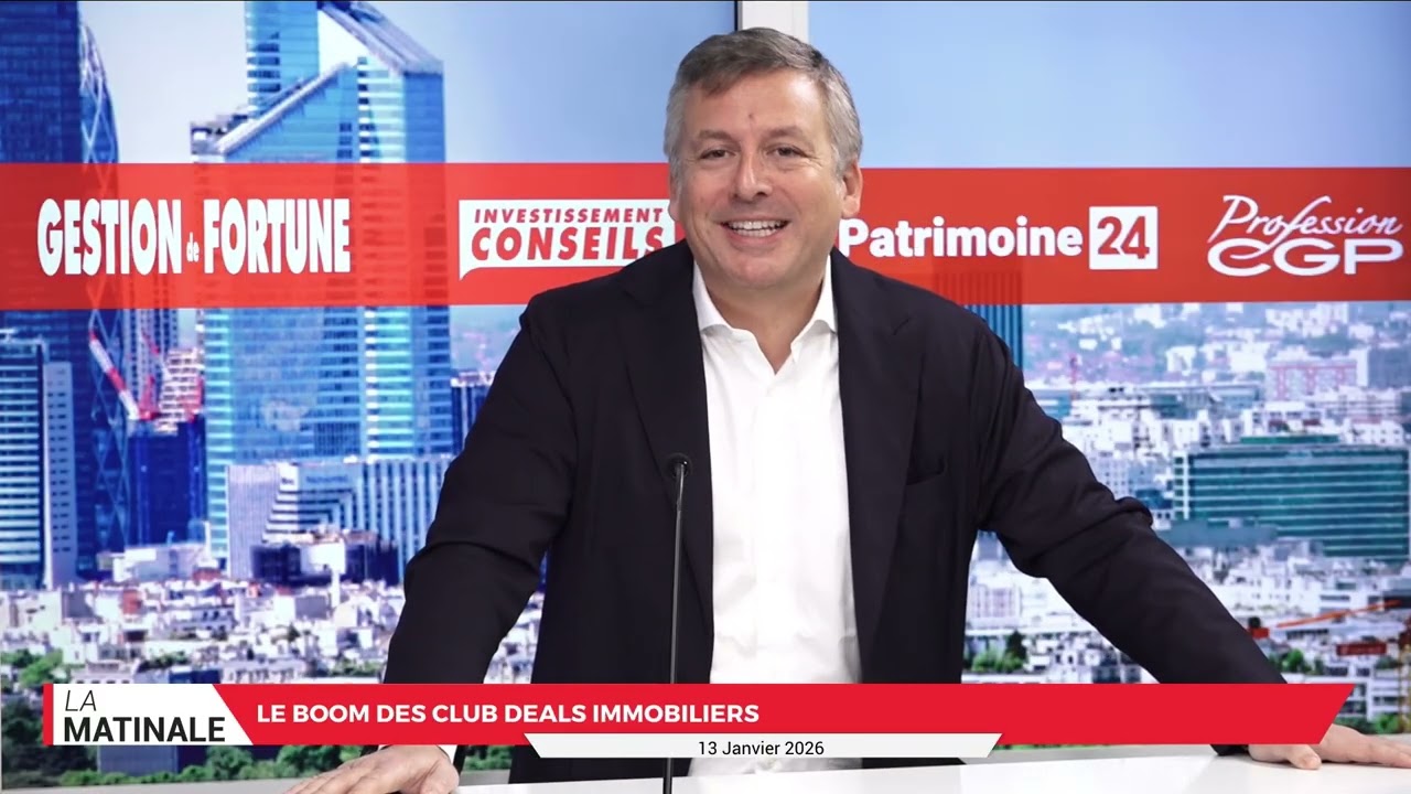 L'Invité de la Matinale - Le boom des club deals immobiliers