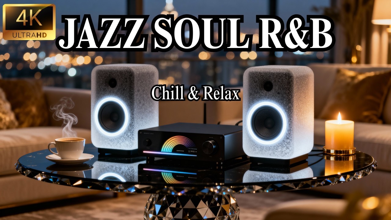 Smooth Jazz & Soulful R&B 4K – Deep Relaxing Sounds for Study & Peaceful Nights