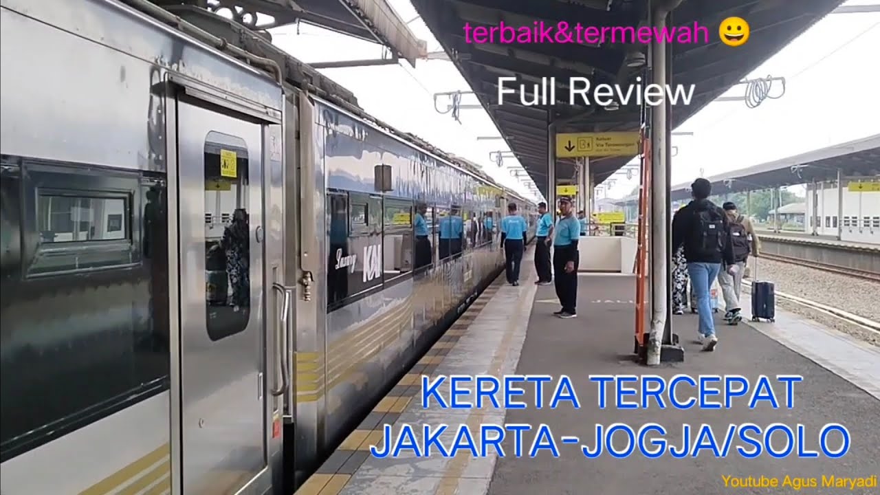 Kereta Tercepat Jakarta-Jogja/solo ARGO DWIPANGGA || Full Review Eksekutif Terbaik&Termewah