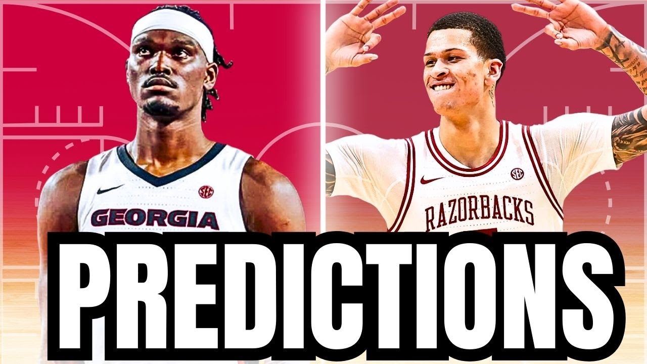 Прогноз на матч Джорджия против Арканзаса | Прогнозы на баскетбольные матчи SEC сезона 2025-26