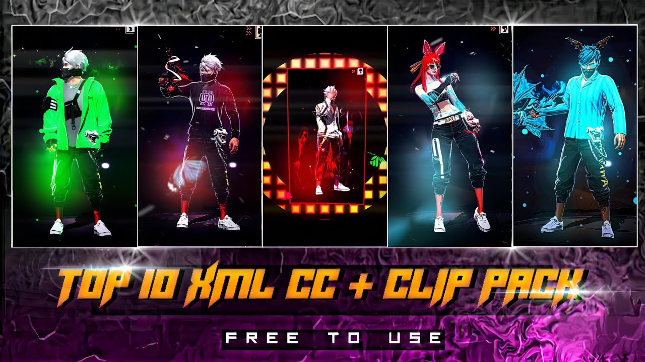 🔺Free Fire Clips Pack 🔸 ff Clips For TikTok🔸ff CLIP🔸ff lobby Clip 🔻