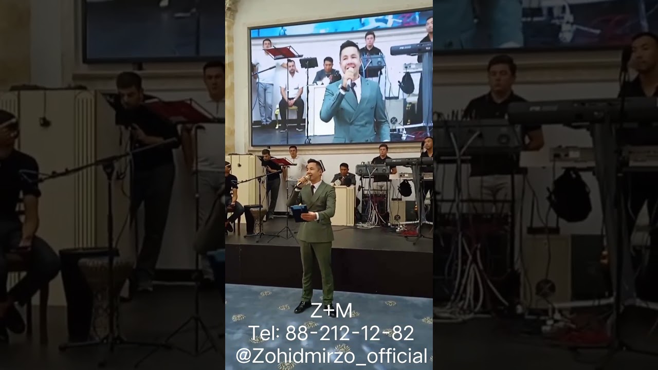 Boshlovchi Qiziqchi Zohid Mirzo Toshkentda to‘yda Бошловчи Зохид Мирзо Тошкентда тўйда ёндирворди