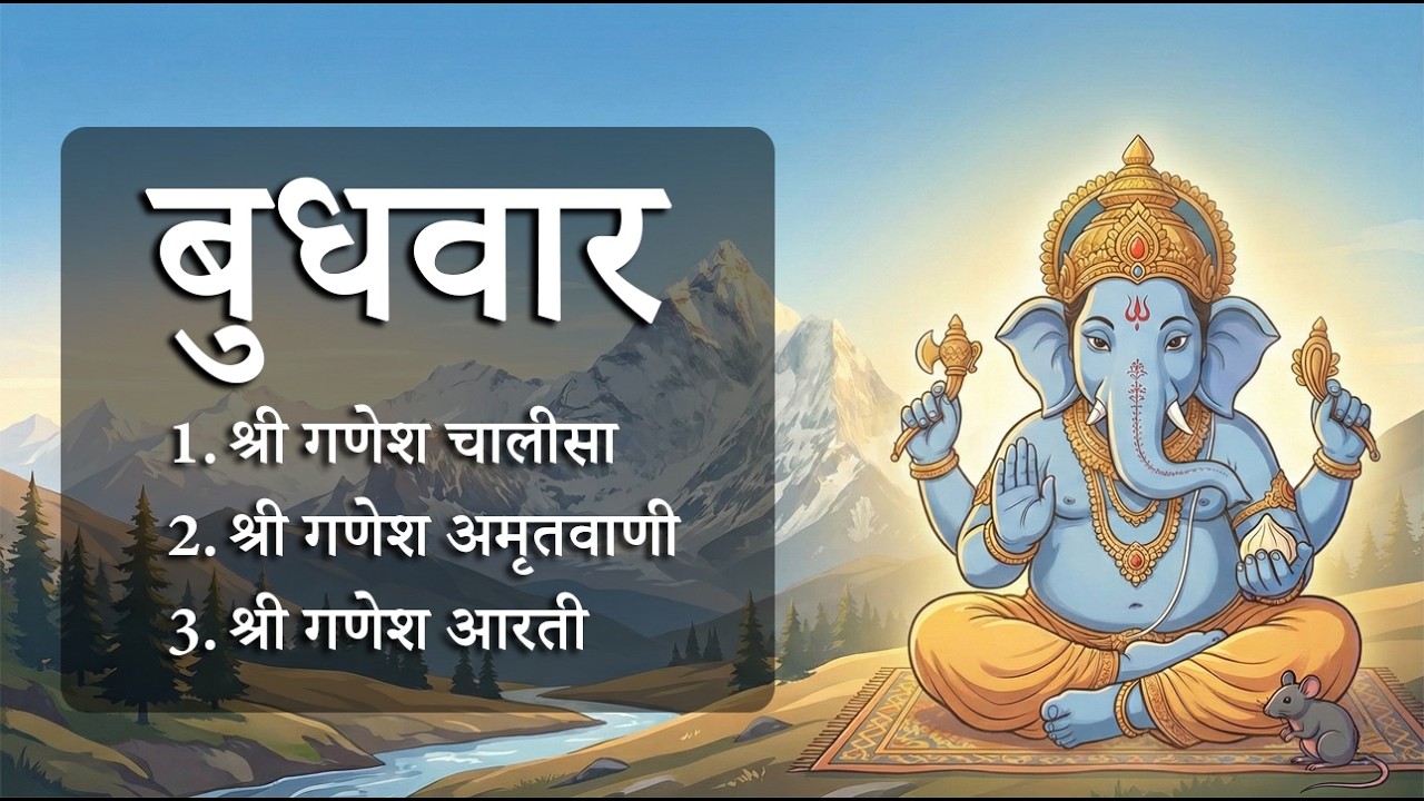 Daily Bhakti - बुधवार (Wednesday) - गणेश जी (Ganesh Ji)