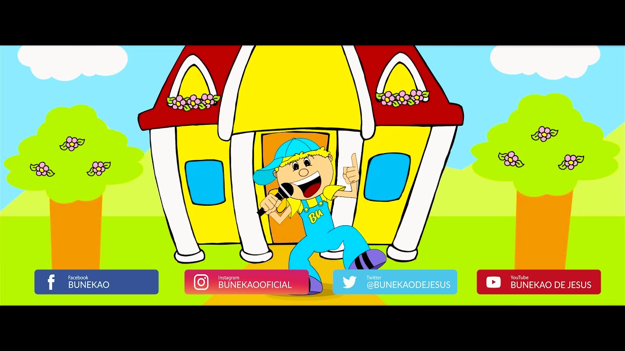Domingo dia do Senhor - BUNEKÃO DE JESUS - Música infantil - Escola dominical