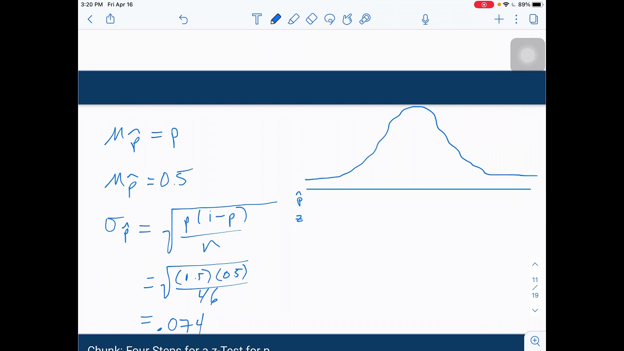 Q4 Week 2 Day 1: Unit 6 Significance Tests (z-Test for p)