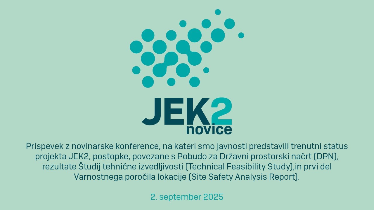 JEK2 novice | GEN energija nadaljuje z začrtano časovnico projekta JEK2 tudi v letu 2025