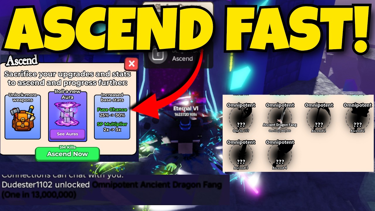 HOW TO ASCEND FAST In Untitled Melee RNG!! (Roblox)