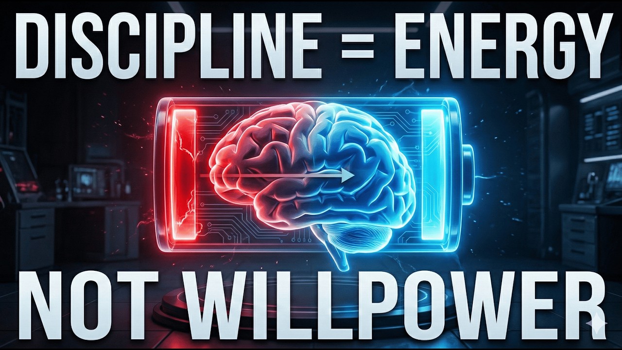 Why Discipline Feels Hard (Your Brain Is Saving Energy)