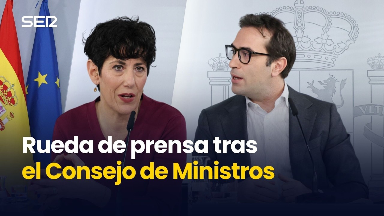 🔴 DIRECTO | Rueda de prensa tras el Consejo de Ministros (24/03/2026)