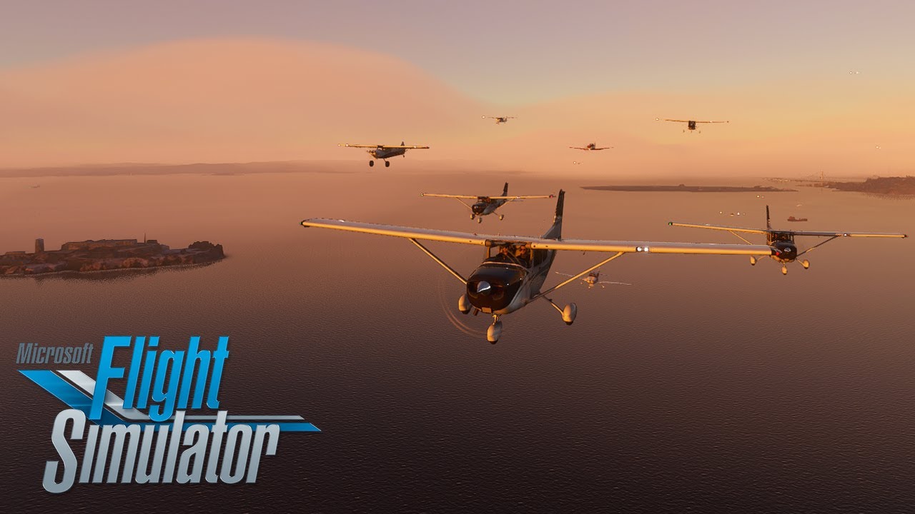 Epic Group Flight Over San Fran with The Candourist (Briefly) on Microsoft Flight Sim 2020