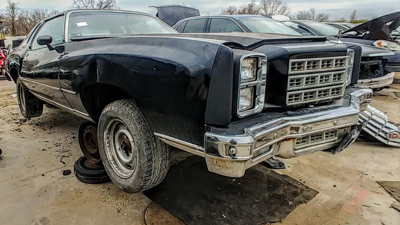 1977 Monte Carlo Abandoned Project Junkyard Find