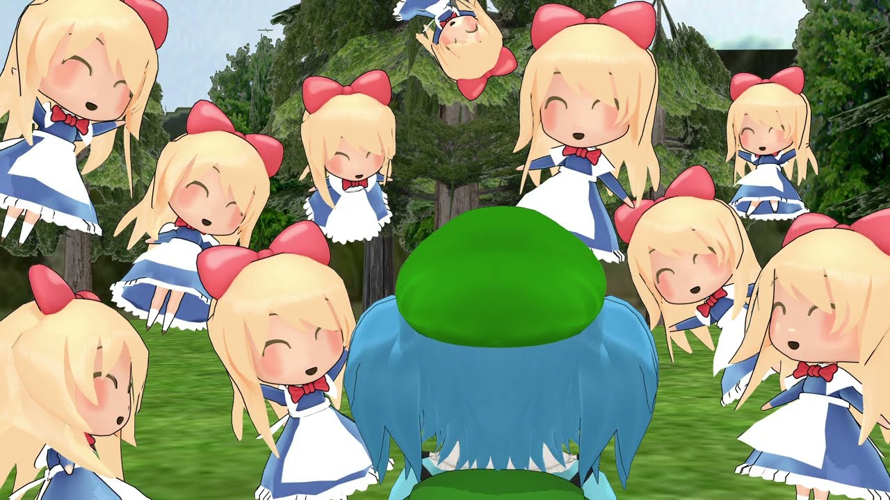 【東方MMD】「こ・う・ま・か・ん」 で紅魔館が爆発する話