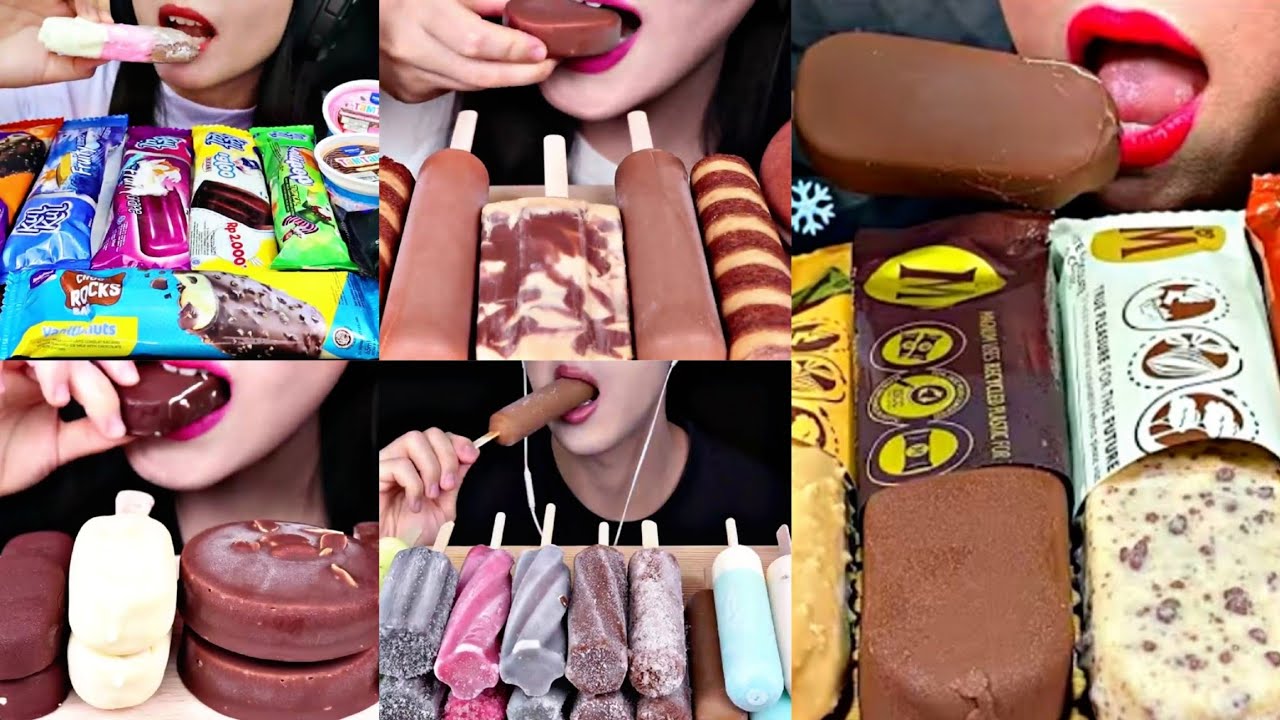 ASMR ICE CREAM EATING ASMR 🍦//MUKBANG COMPILATION 