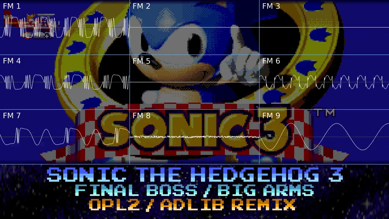Sonic the Hedgehog 3 - Final Boss (Big Arms) - DOS Remix (YM3812 / OPL2)