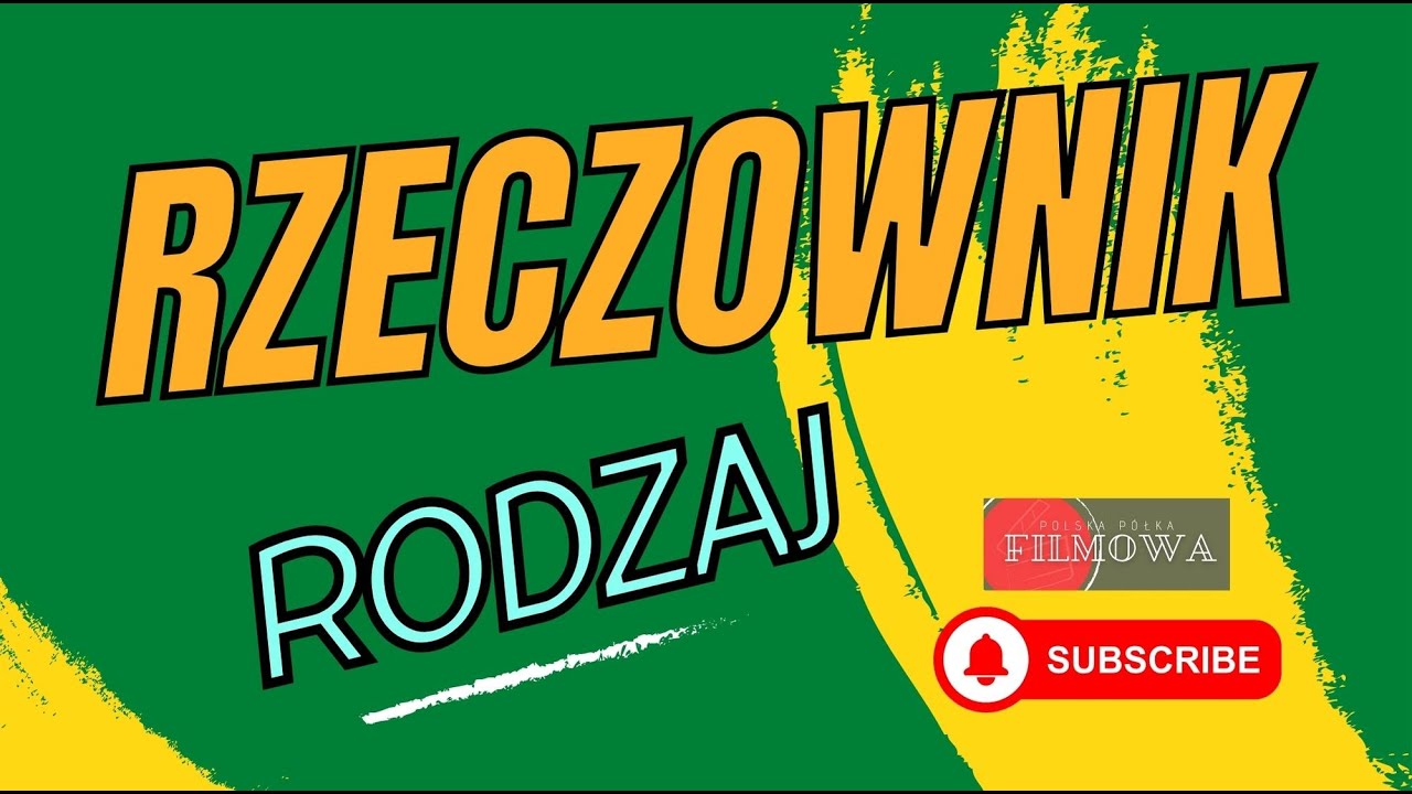 Rzeczownik - rodzaj