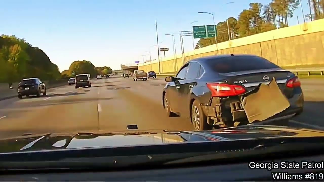 Georgia Trooper Vs INSANE Female Getaway Driver