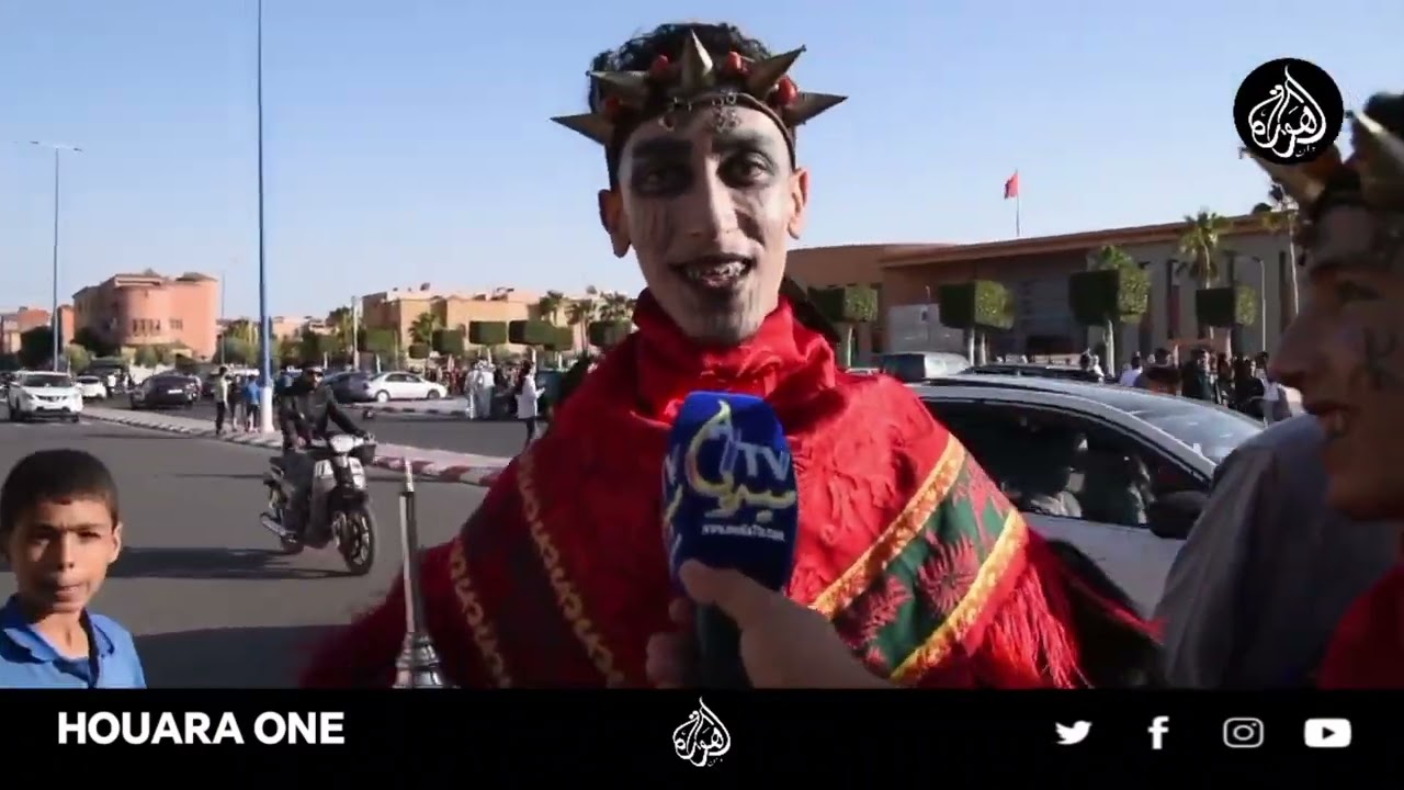 بوجلود طالع ليه الد.م فهوارة.. صرخة بوجلود بسبب منعهم من الإحتفال ذاخل ساحة الأمل بمدينة أولادتايمة