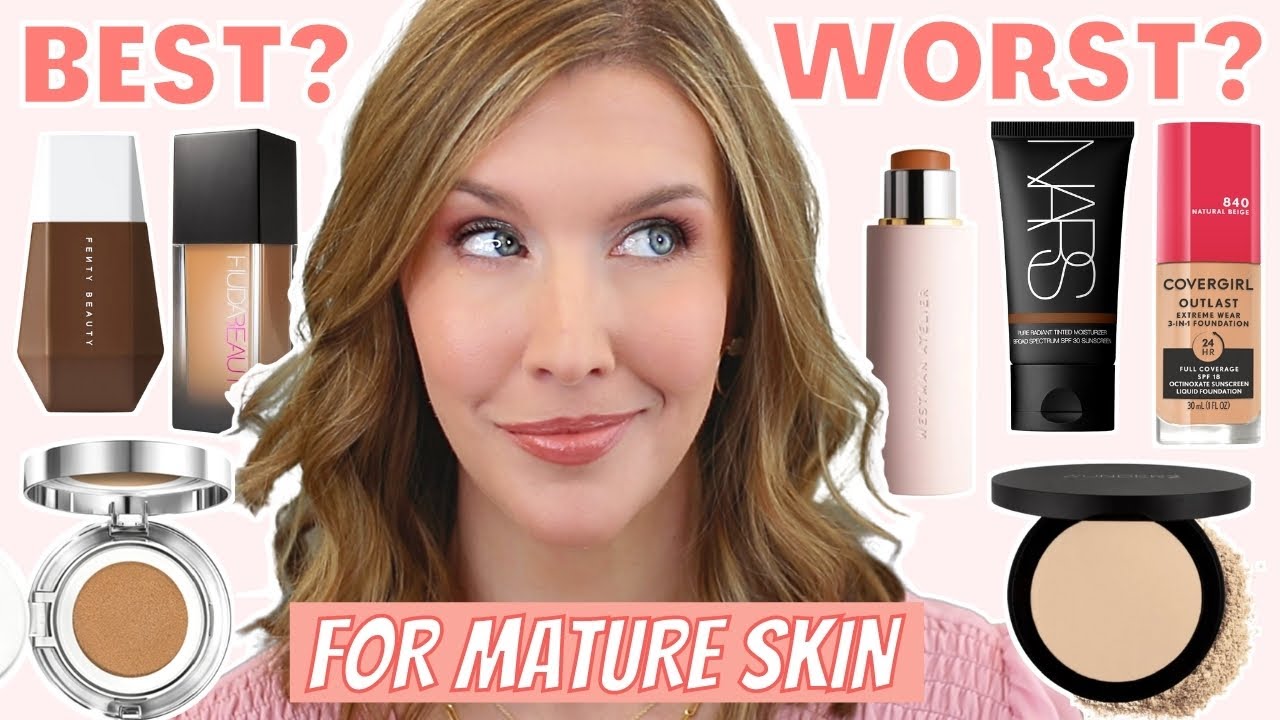 FOUNDATION ROUNDUP | 7 BEST & WORST Foundations For Mature Skin 2021