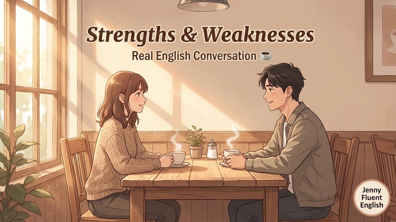 Strengths & Weaknesses ☕ Real English Conversation for Self Growth,  Jenny Fluent English