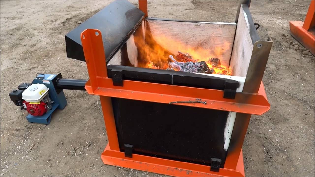 Burnwell Incinerators: Micro air curtain portable incinerator.