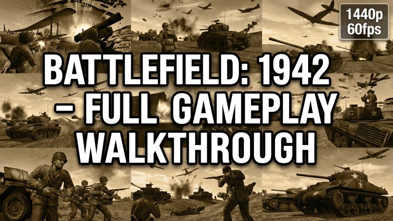 Battlefield 1942 - Full Gameplay Walkthrough - No Commentary