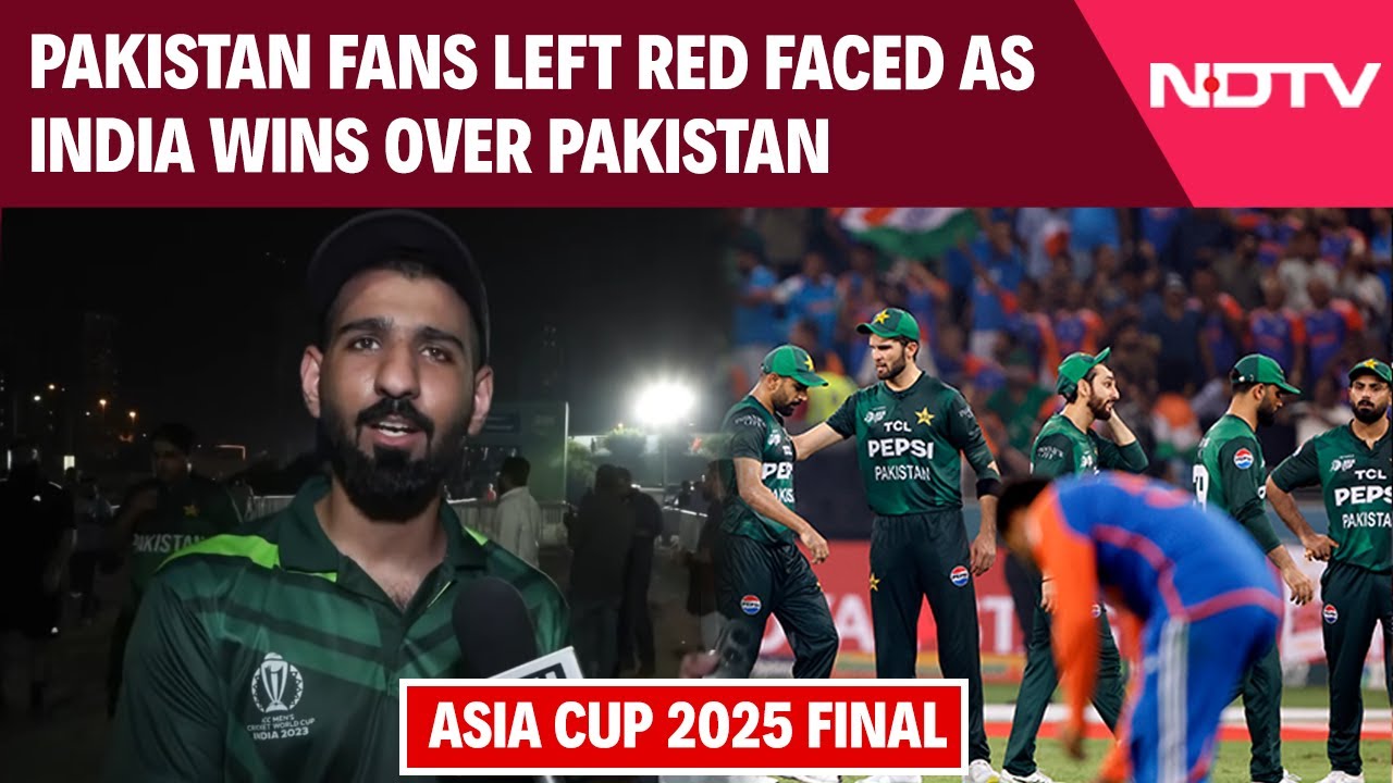 India Vs Pak | Fans In &lsquo;Green&rsquo; Jersey Left Red Faced As India Defeat Pakistan In Asia Cup 2025 Final