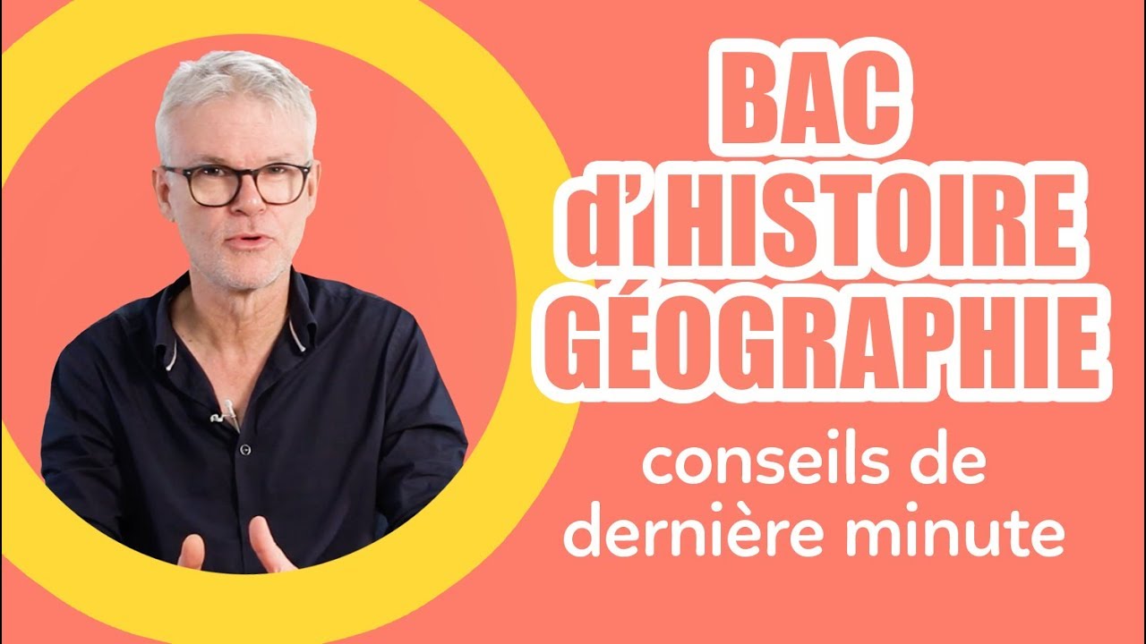 Bac d'Histoire-G&eacute;ographie : nos conseils de derni&egrave;re minute - Les Bons Profs