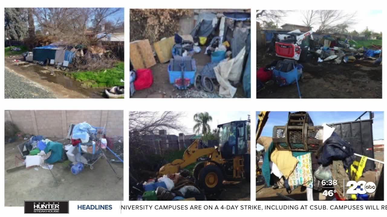 Lt. Nicole Anderberg with the BPDs Impact Team discusses homeless encampment cleanups
