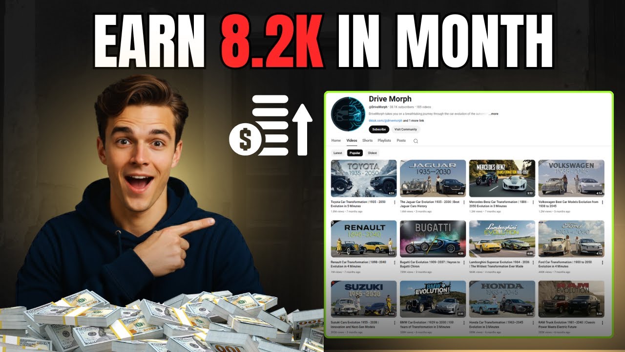 How I Create Viral Car Evolution Videos Using AI (Full Tutorial)