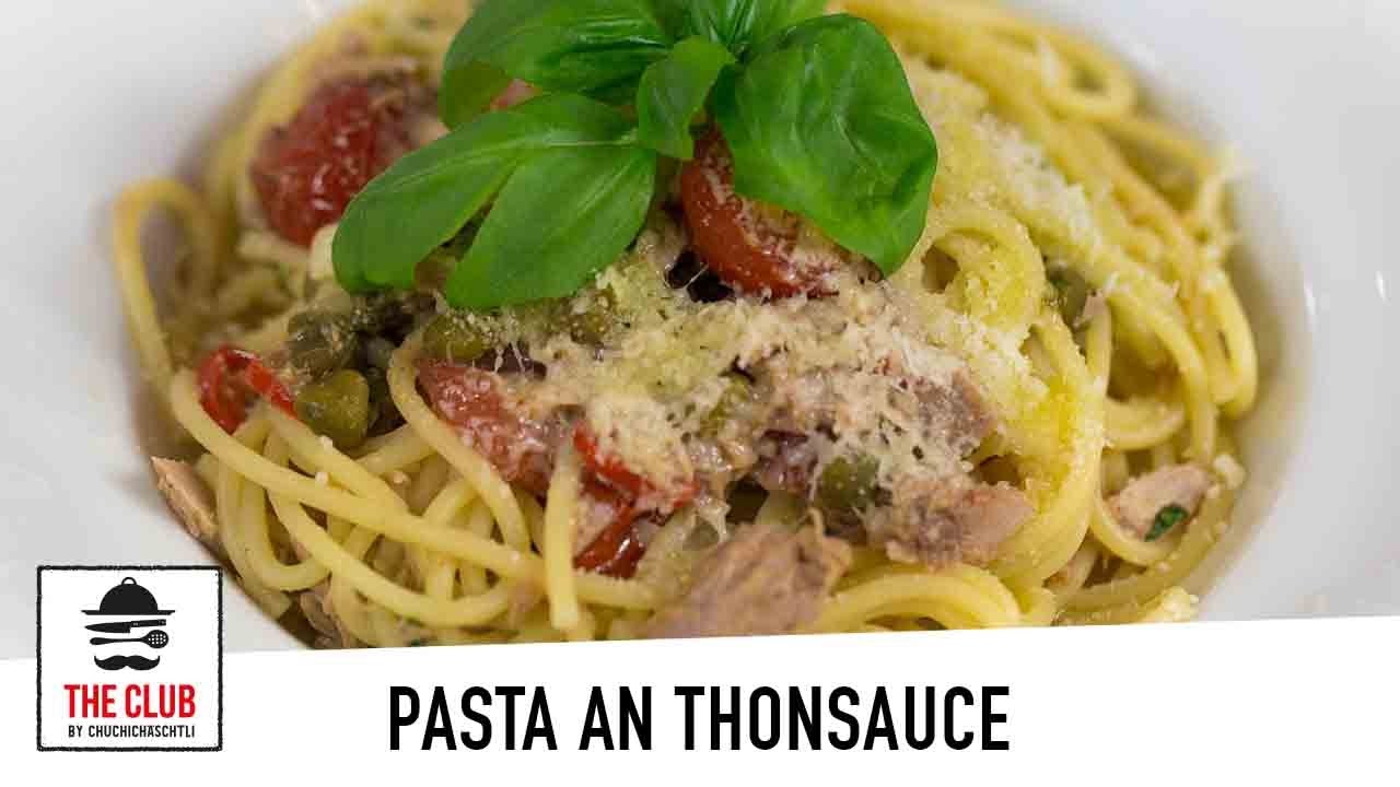 Pasta an Thonsauce | theclub.ch | Rezept #82