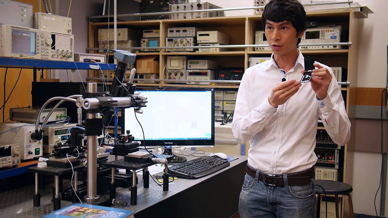 Silicon photonics lab tour - automated probe station, for edX UBCx Phot1x