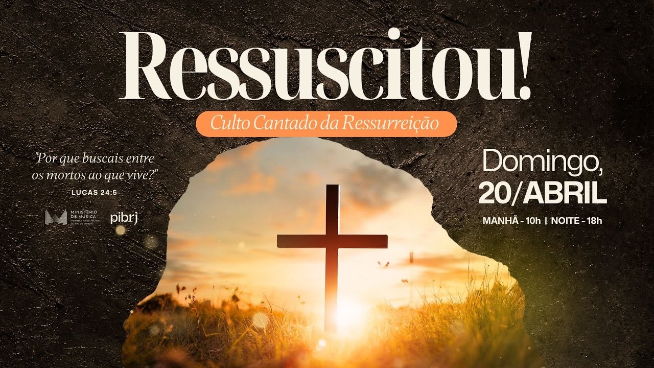 PIBRJ Culto • 20/04/2025 | 10h • Pr. Ivan Dias