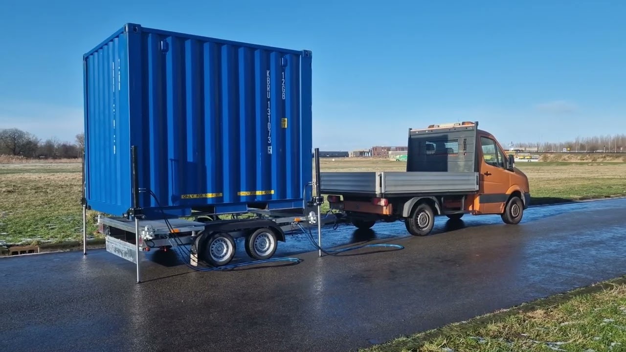 MCD - Containerchassis met afzetsysteem