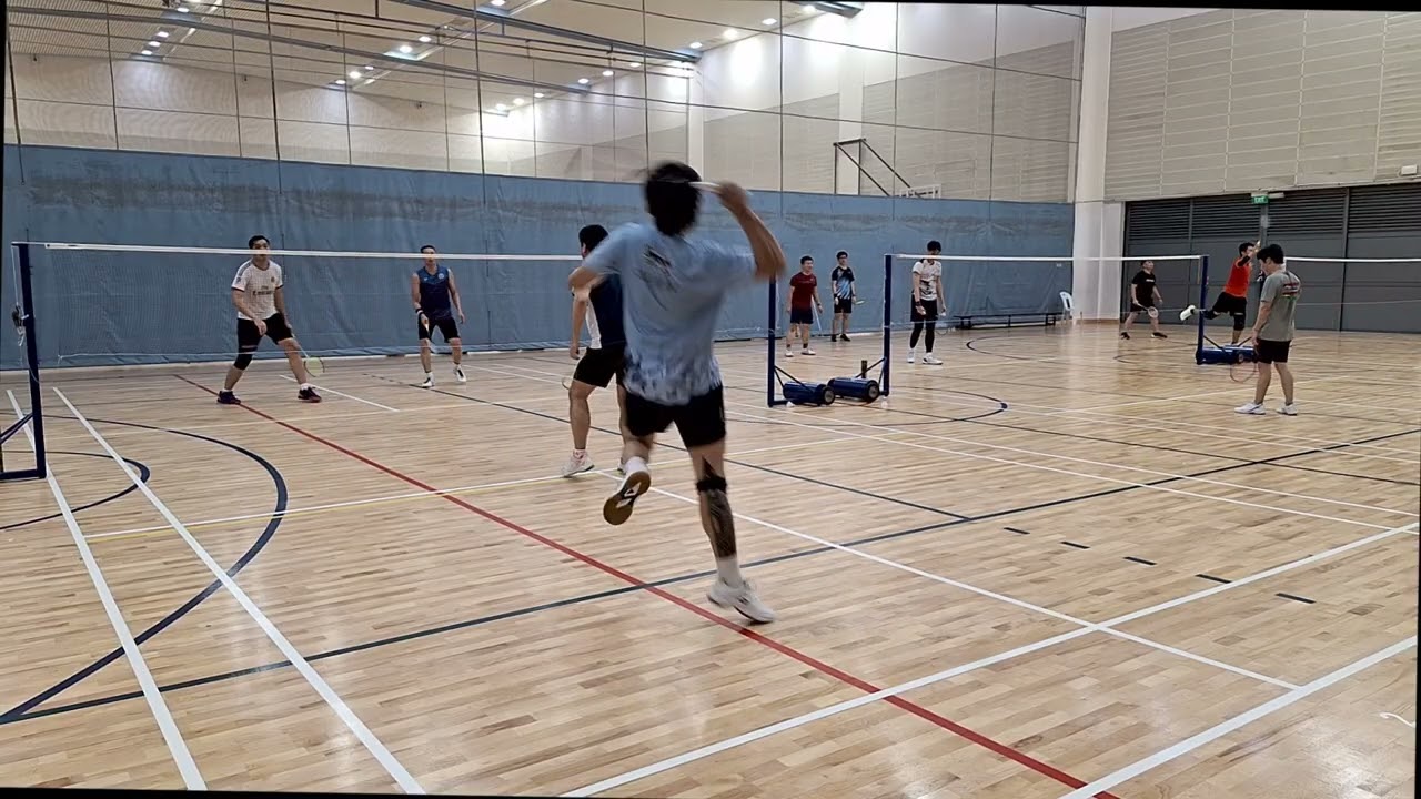 JURONG WEST SPORTS HALLL 24 FEB 新加坡羽毛球 SINGAPORE MENS & MIXED DOUBLES BADMINTON G3