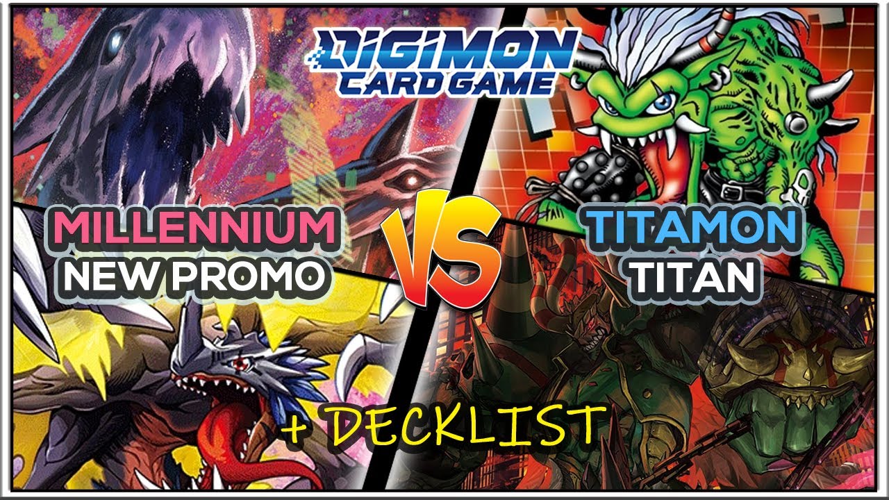 *NEW* Millenniummon vs Titamon • BT24 Gameplay | DCGO + Decklist | Digimon TCG