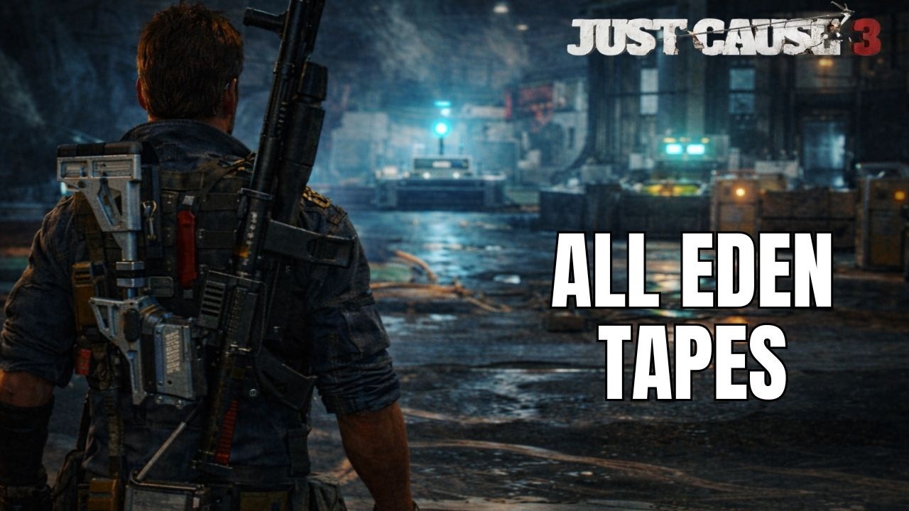 Just Cause 3 - All 18 Eden Audio Tapes