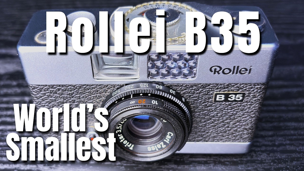 Can World’s Smallest 35mm Film Camera Deliver Quality Photos? 56 Year Old Rollei B35...SHOCKED ME!